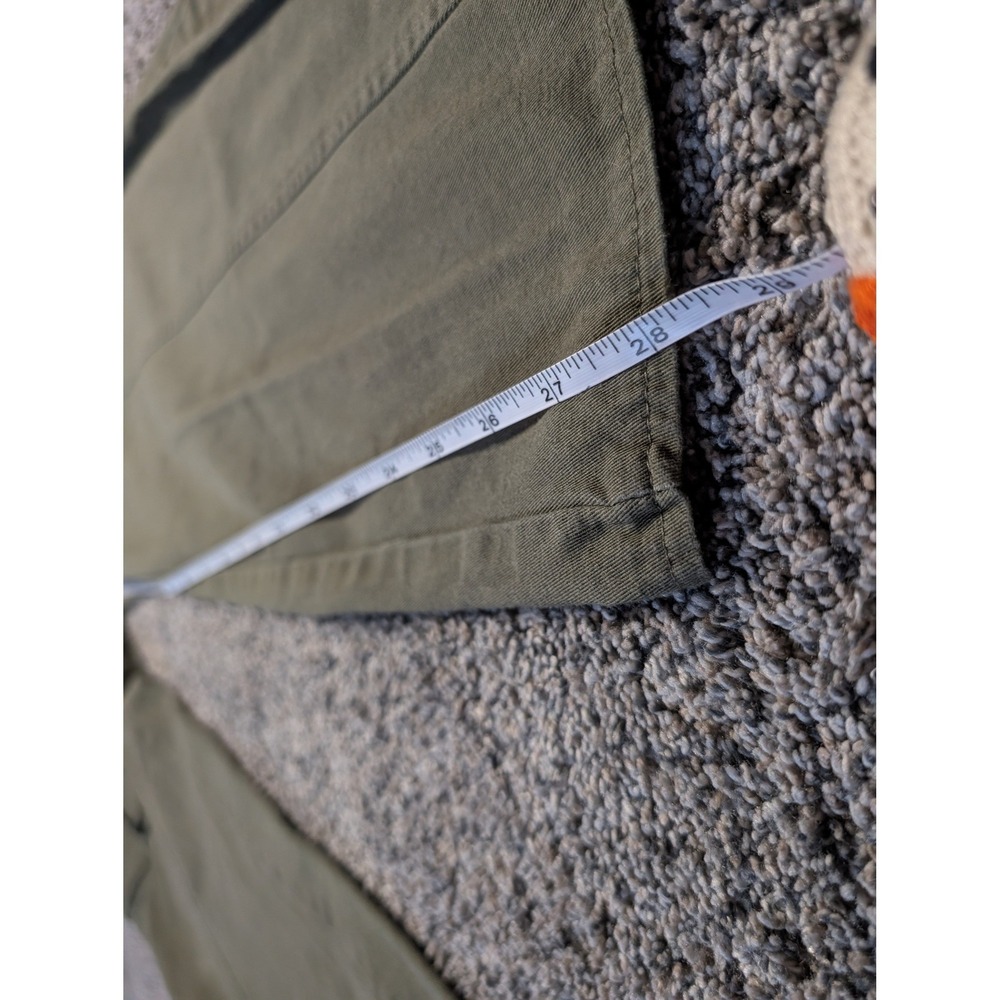 Missguided Women Olive Green Wide Leg Cargo Pants High Waisted Utility US 2 - Picture 3 of 5